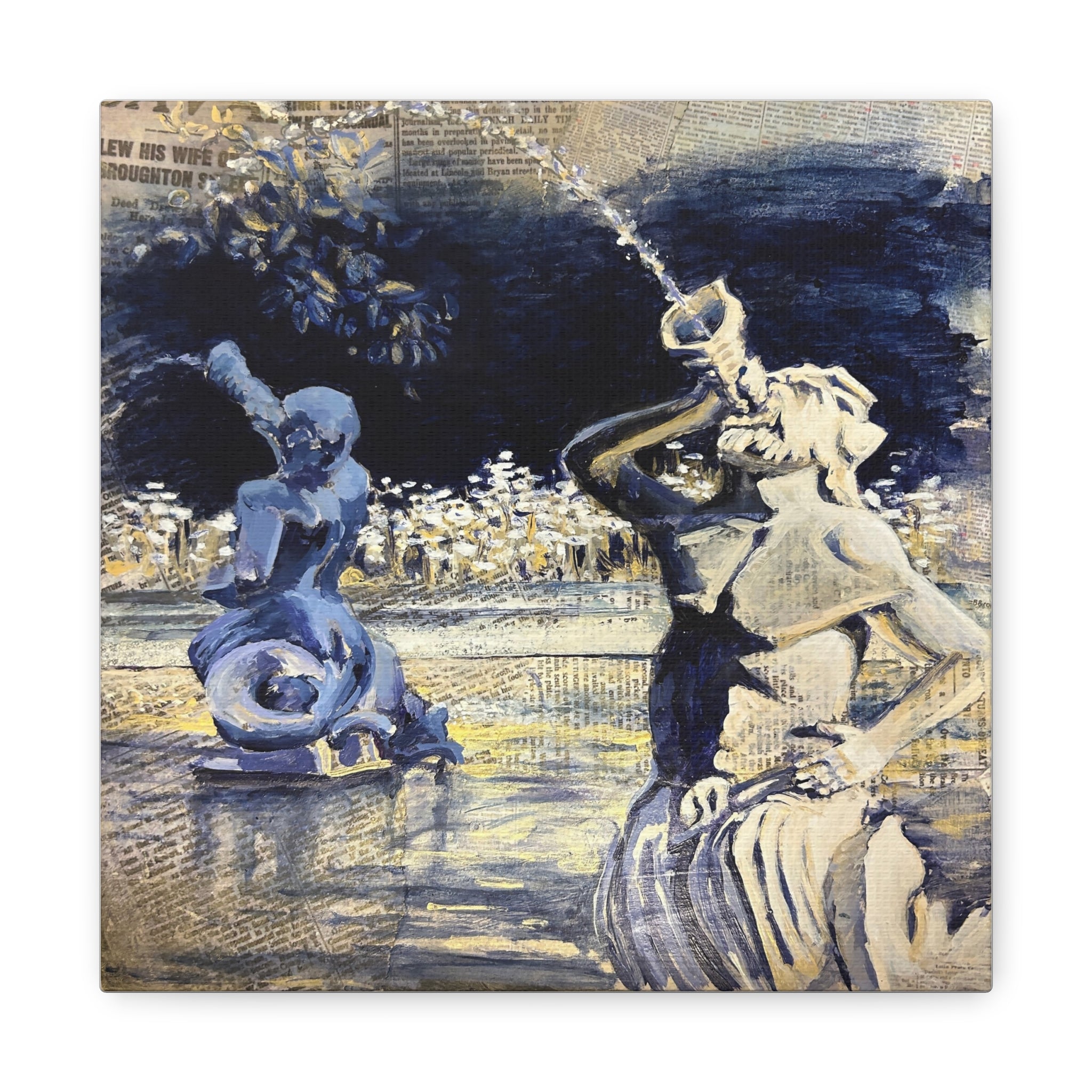 9a. Savannah's Shadows: Satyr I - Matte Canvas, Stretched, 1.25"