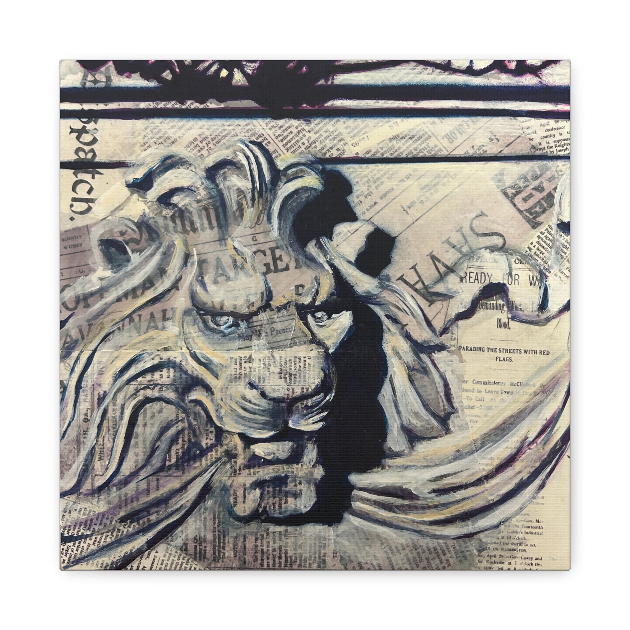 8. Savannah's Shadows: King of Gaston - Matte Canvas, Stretched, 1.25"