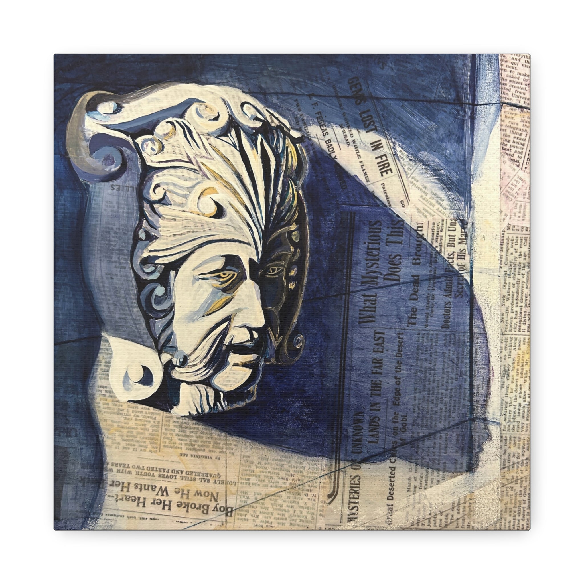 9. Savannah's Shadows: West End Theatrics - Matte Canvas, Stretched, 1.25"