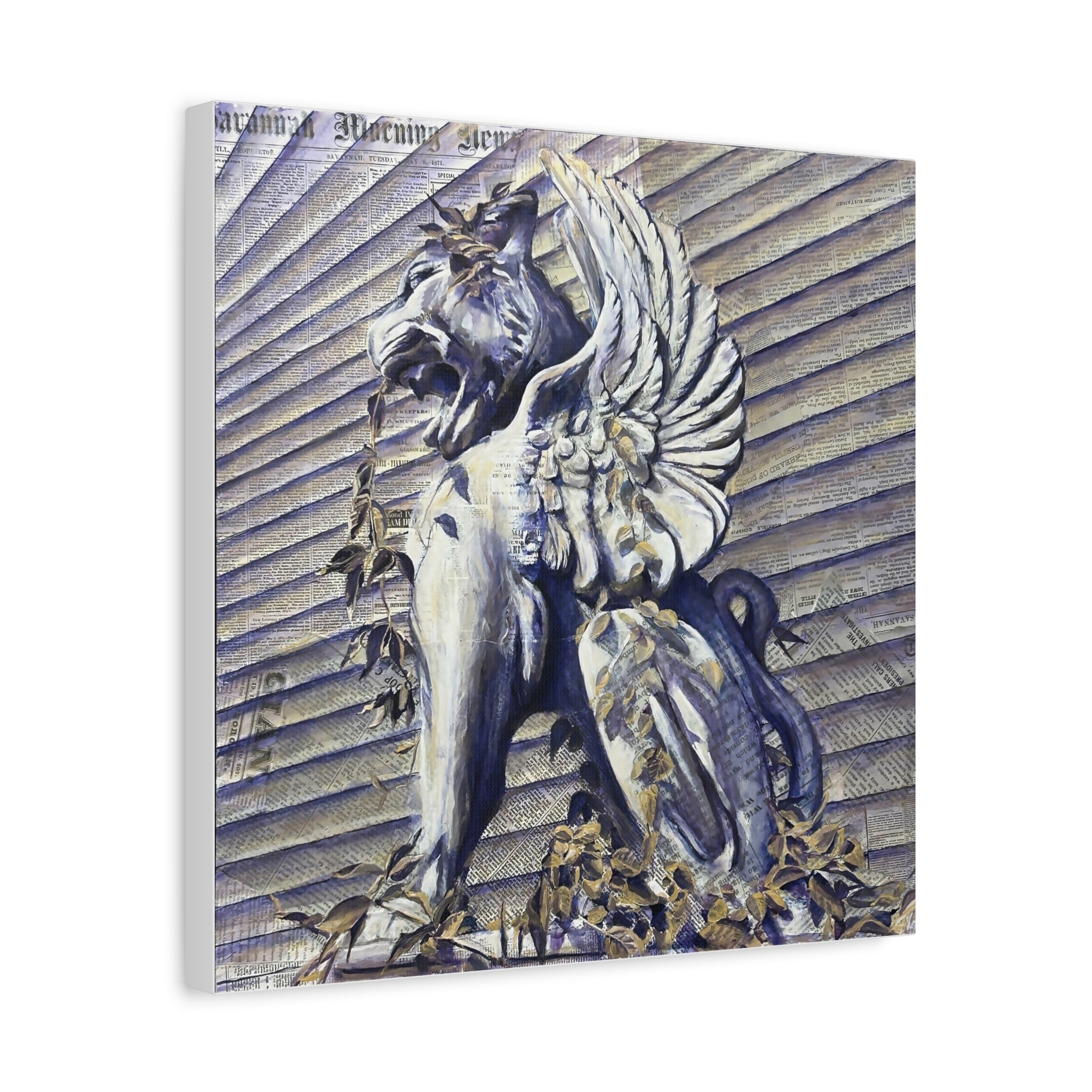 6. Savannah's Shadows: Sentinel II- Matte Canvas, Stretched, 1.25"