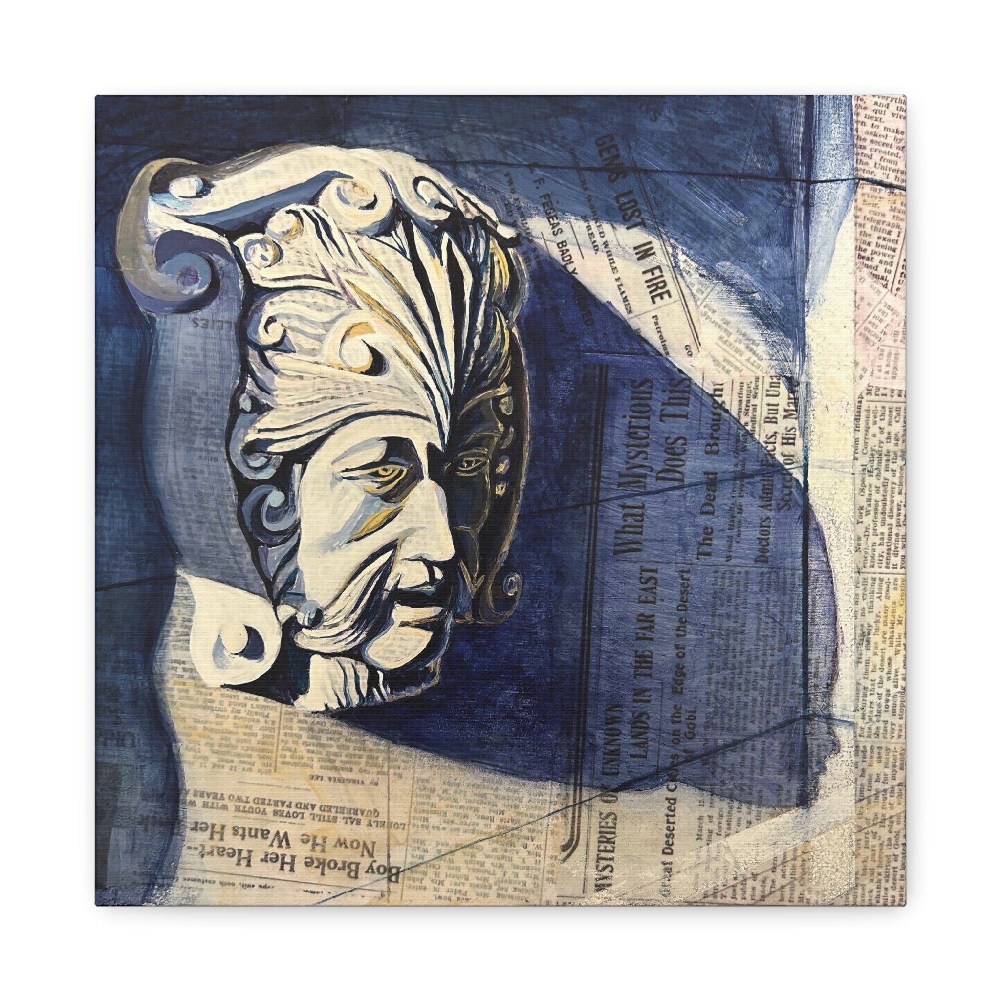 9. Savannah's Shadows: West End Theatrics - Matte Canvas, Stretched, 1.25"