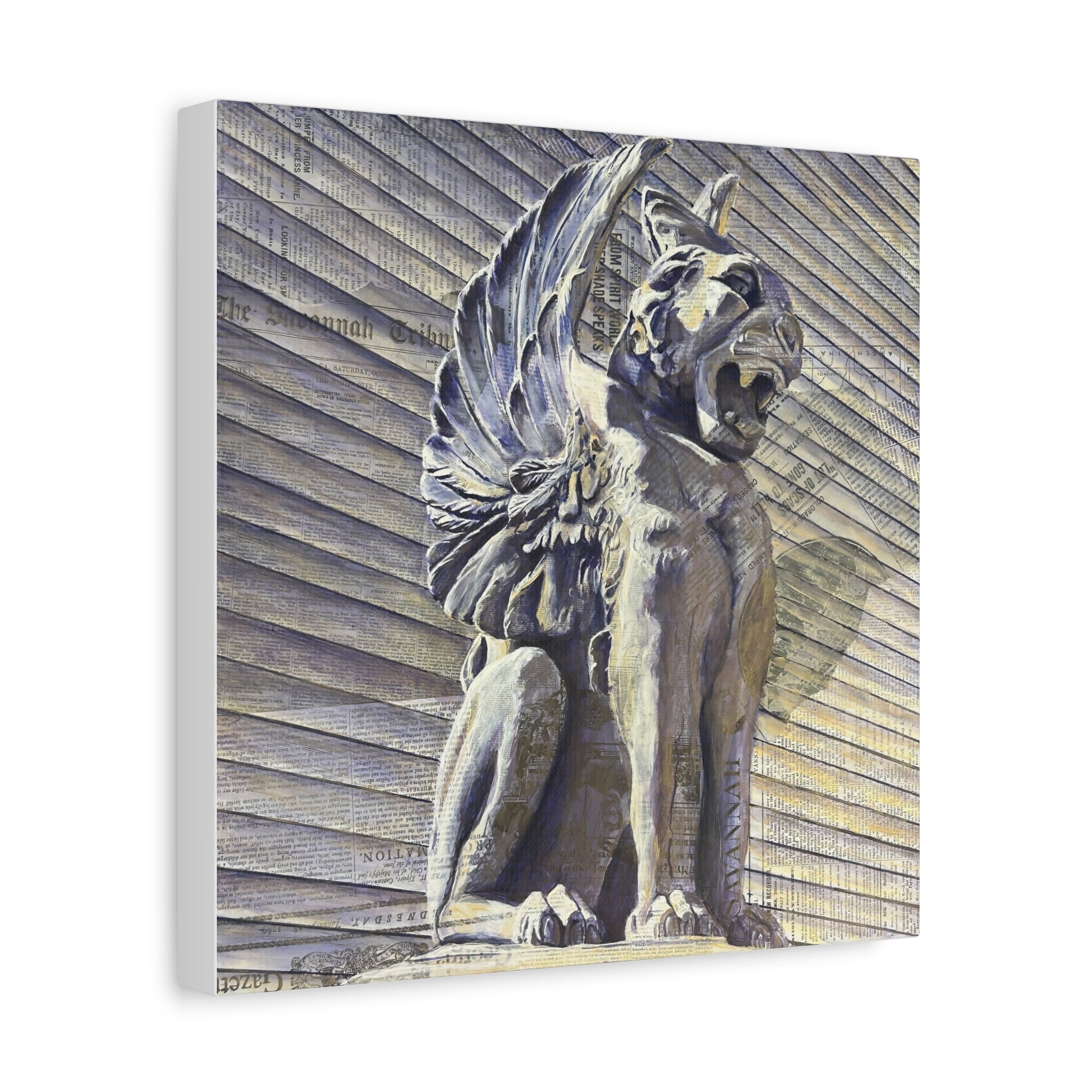 5 Savannah's Shadows: Sentinel I - Matte Canvas, Stretched, 1.25"