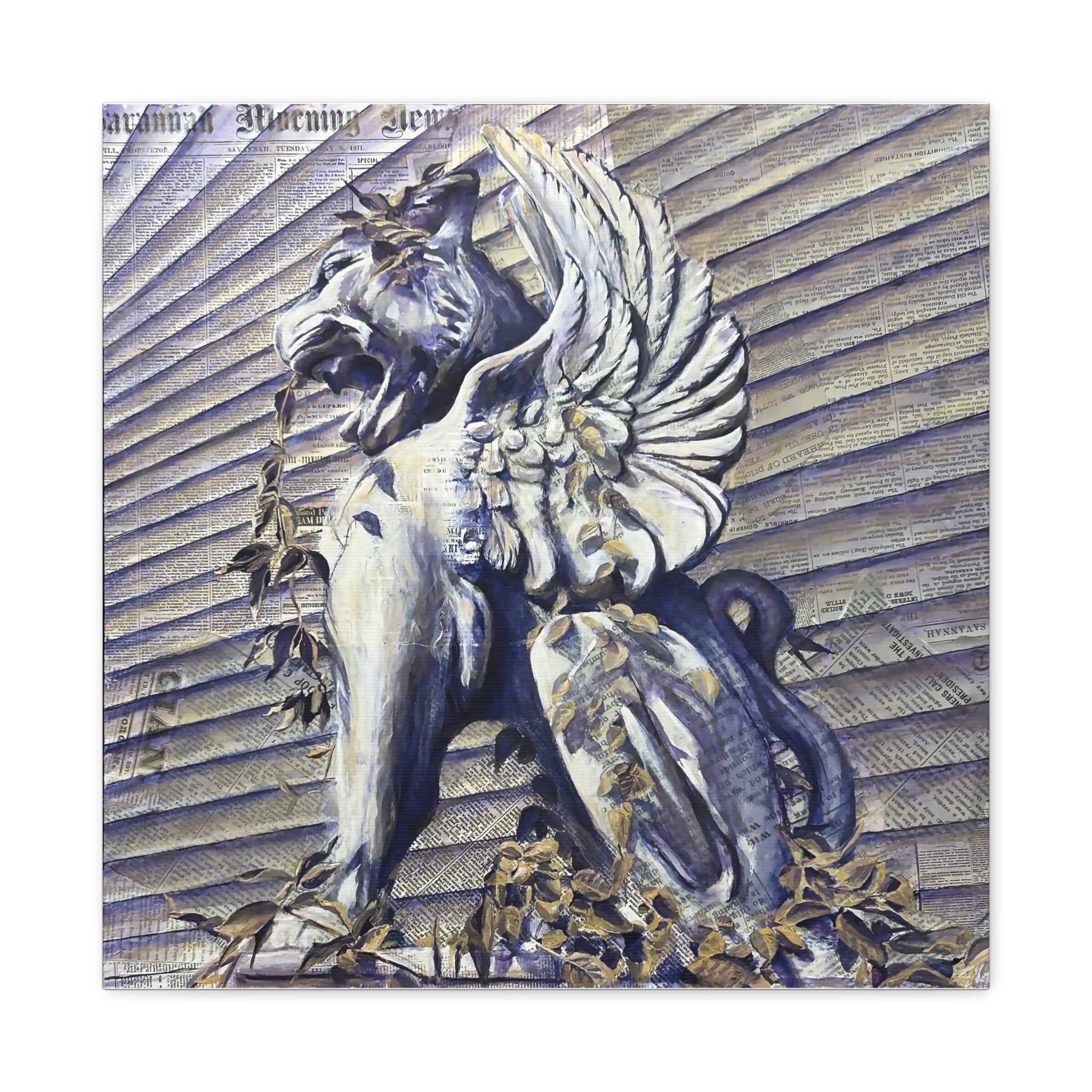 6. Savannah's Shadows: Sentinel II- Matte Canvas, Stretched, 1.25"