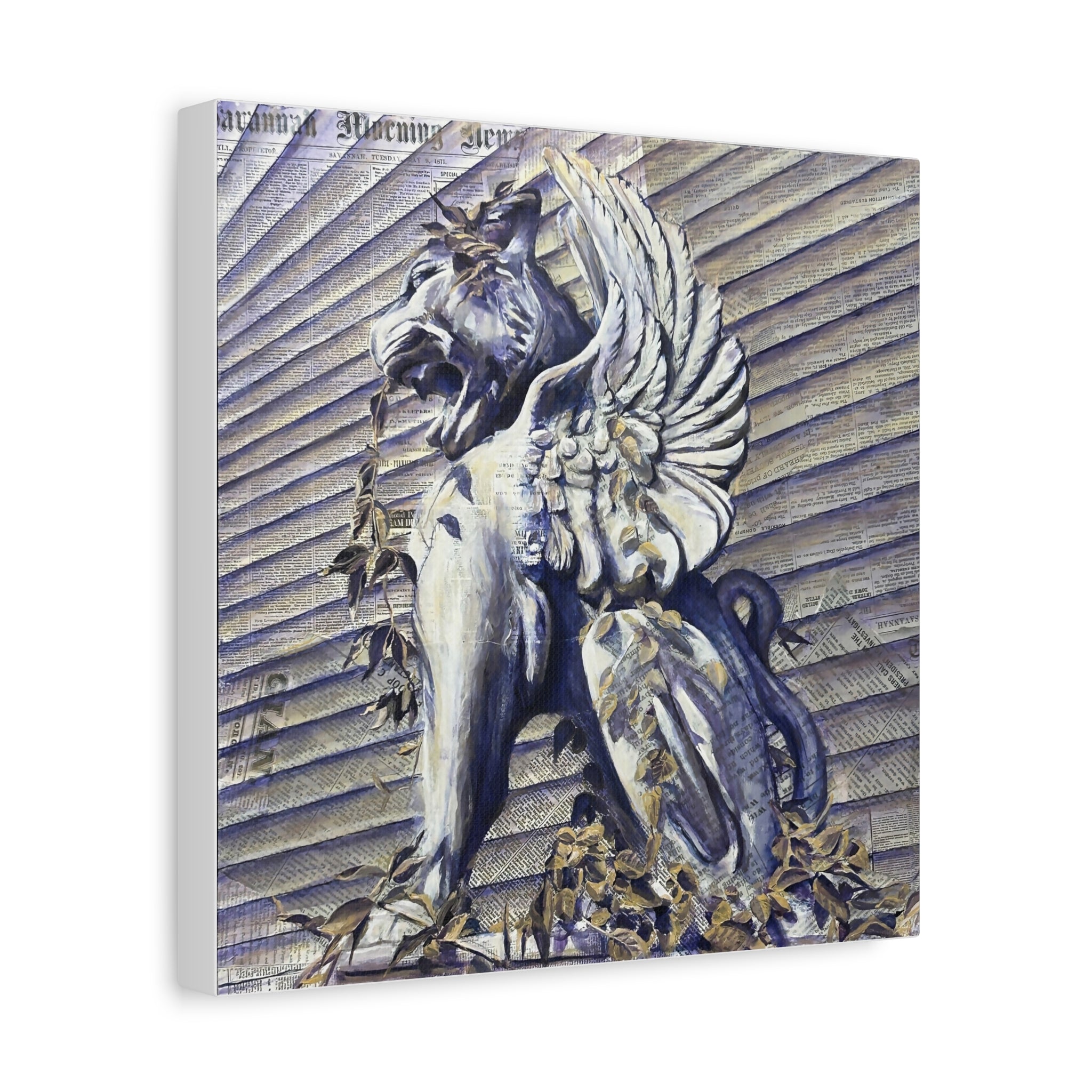 6. Savannah's Shadows: Sentinel II- Matte Canvas, Stretched, 1.25"