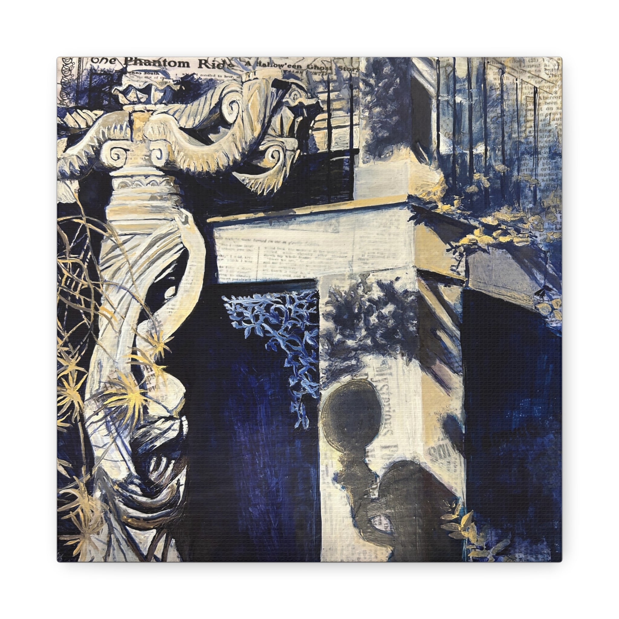 9b. Savannah's Shadows: Huntingdon Mystery - Matte Canvas, Stretched, 1.25"