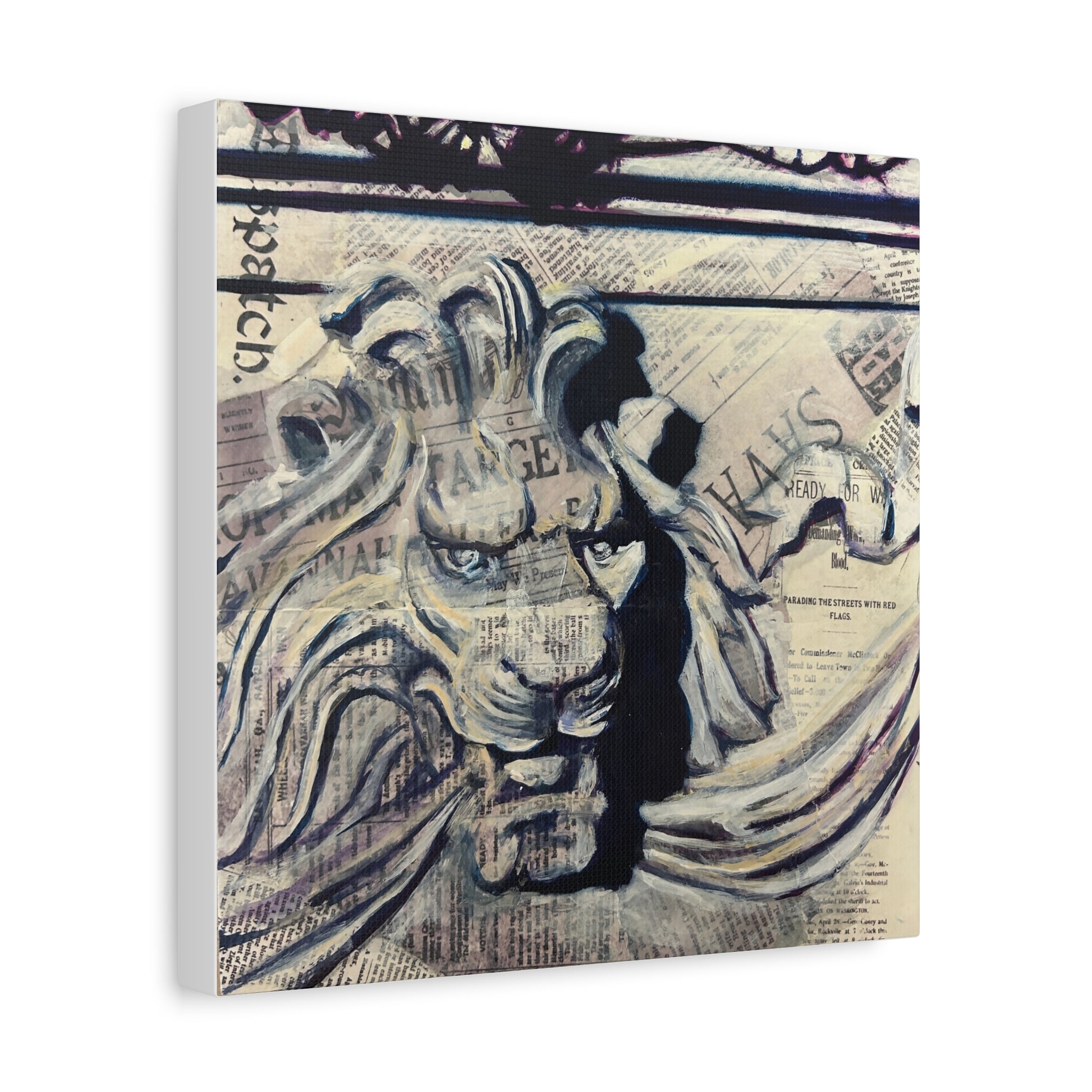 8. Savannah's Shadows: King of Gaston - Matte Canvas, Stretched, 1.25"