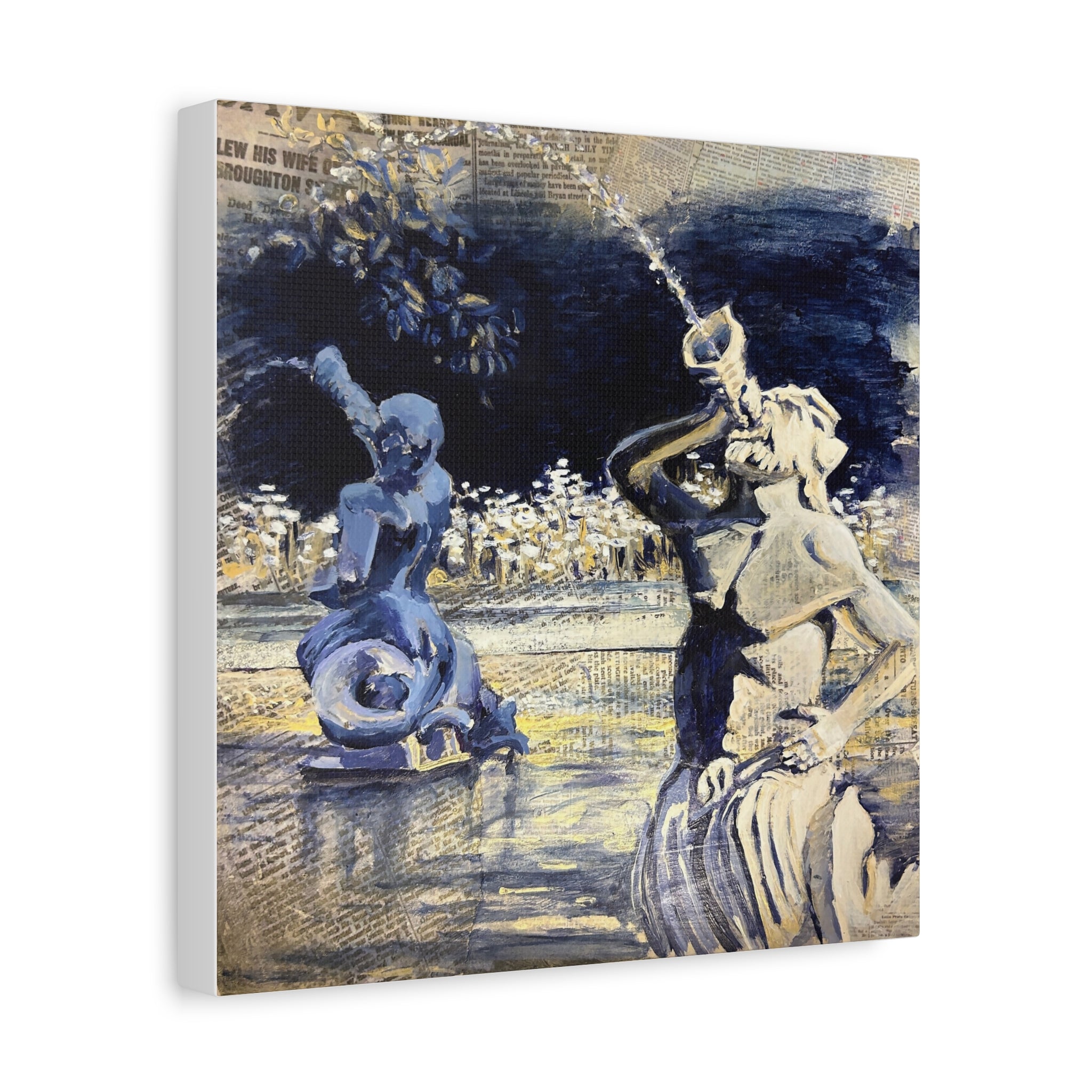 9a. Savannah's Shadows: Satyr I - Matte Canvas, Stretched, 1.25"