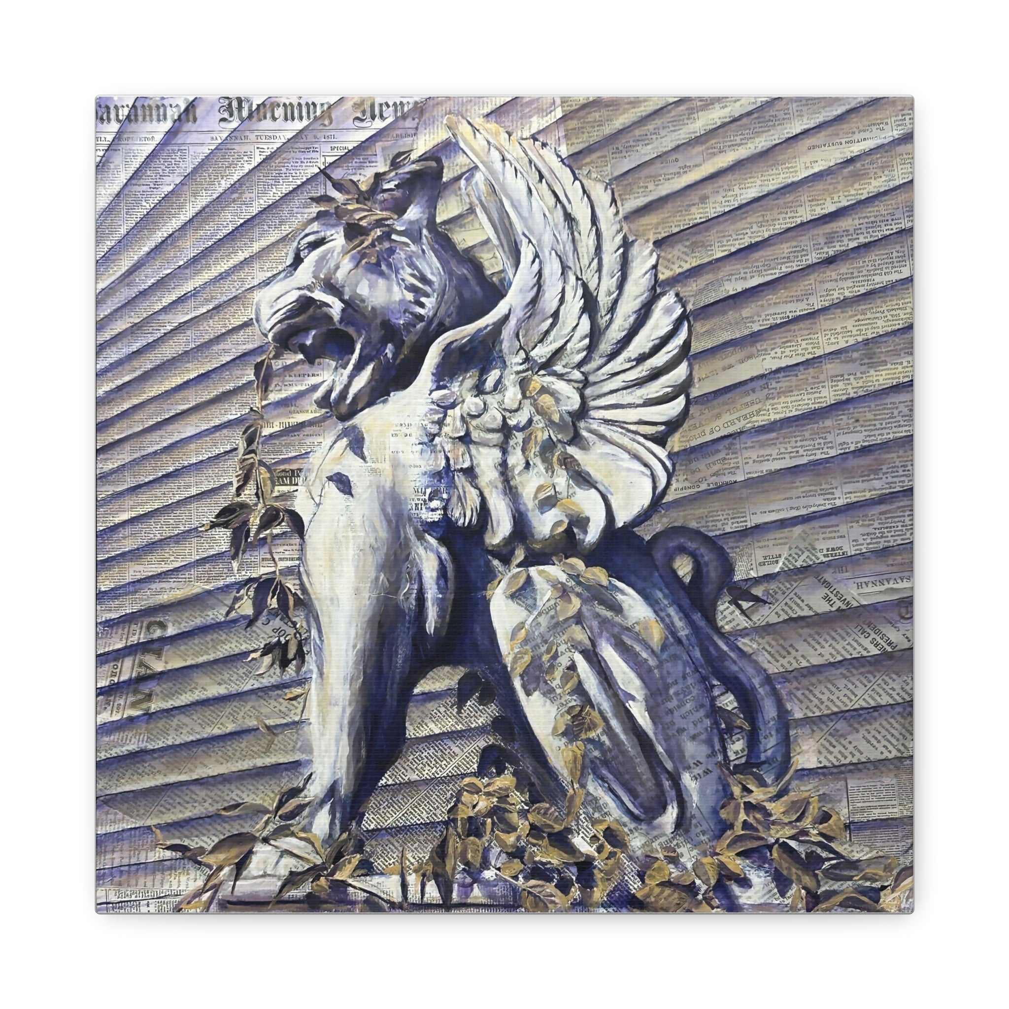 6. Savannah's Shadows: Sentinel II- Matte Canvas, Stretched, 1.25"