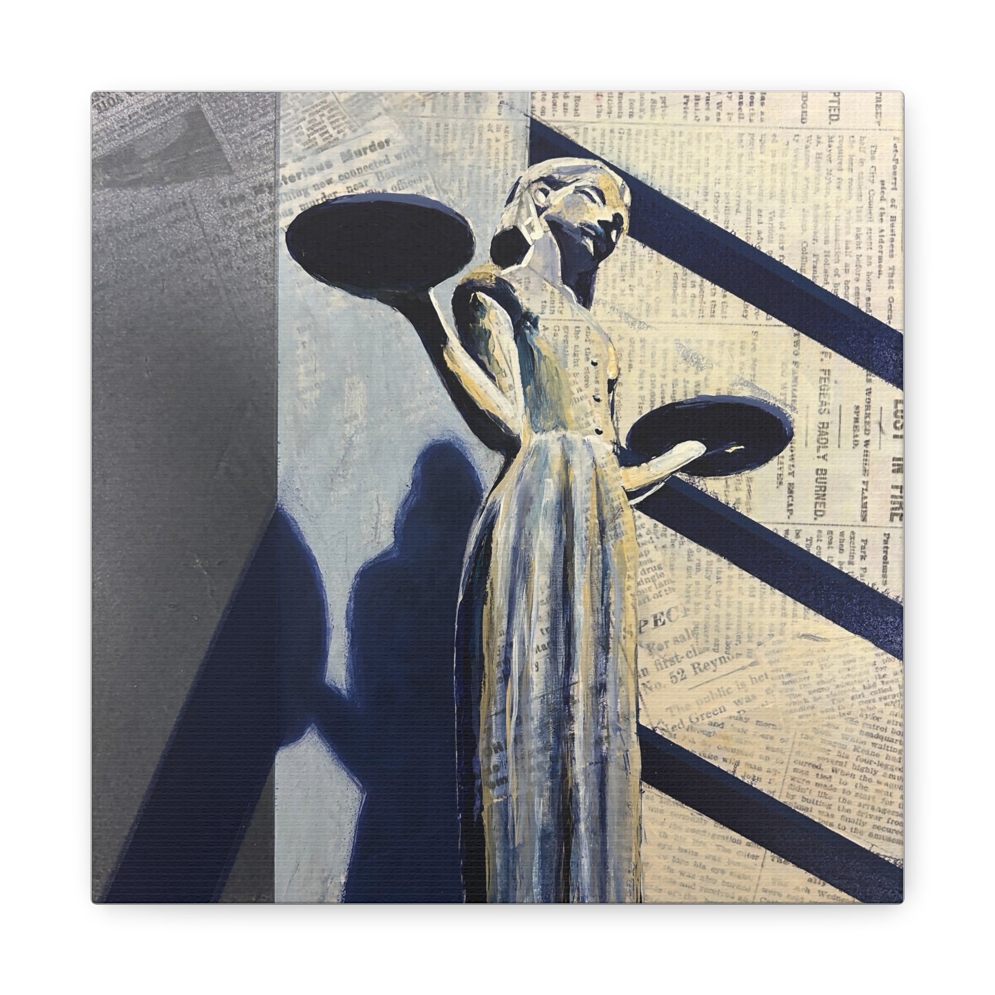 7. Savannah's Shadows: Life in the Balance - Matte Canvas, Stretched, 1.25"