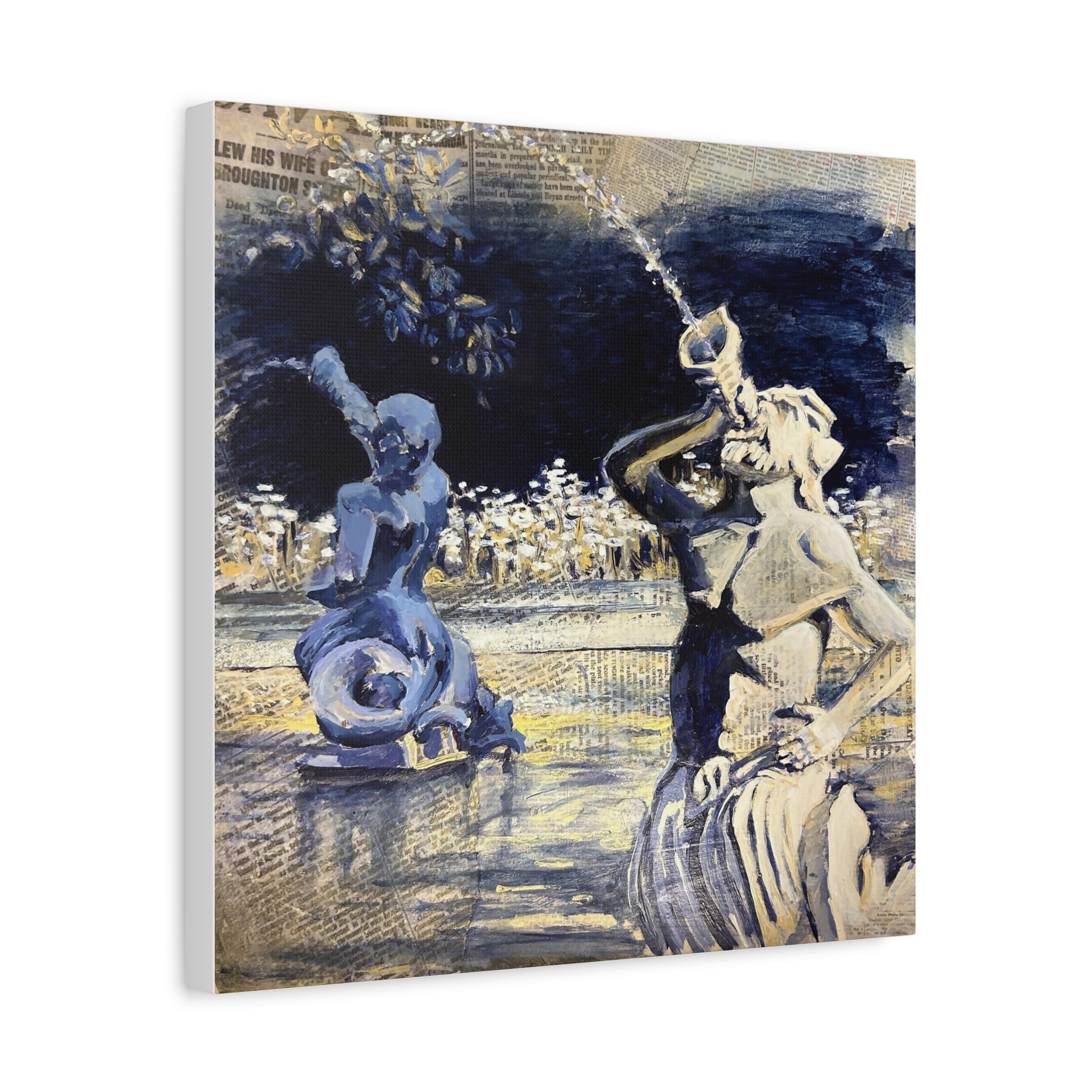 9a. Savannah's Shadows: Satyr I - Matte Canvas, Stretched, 1.25"