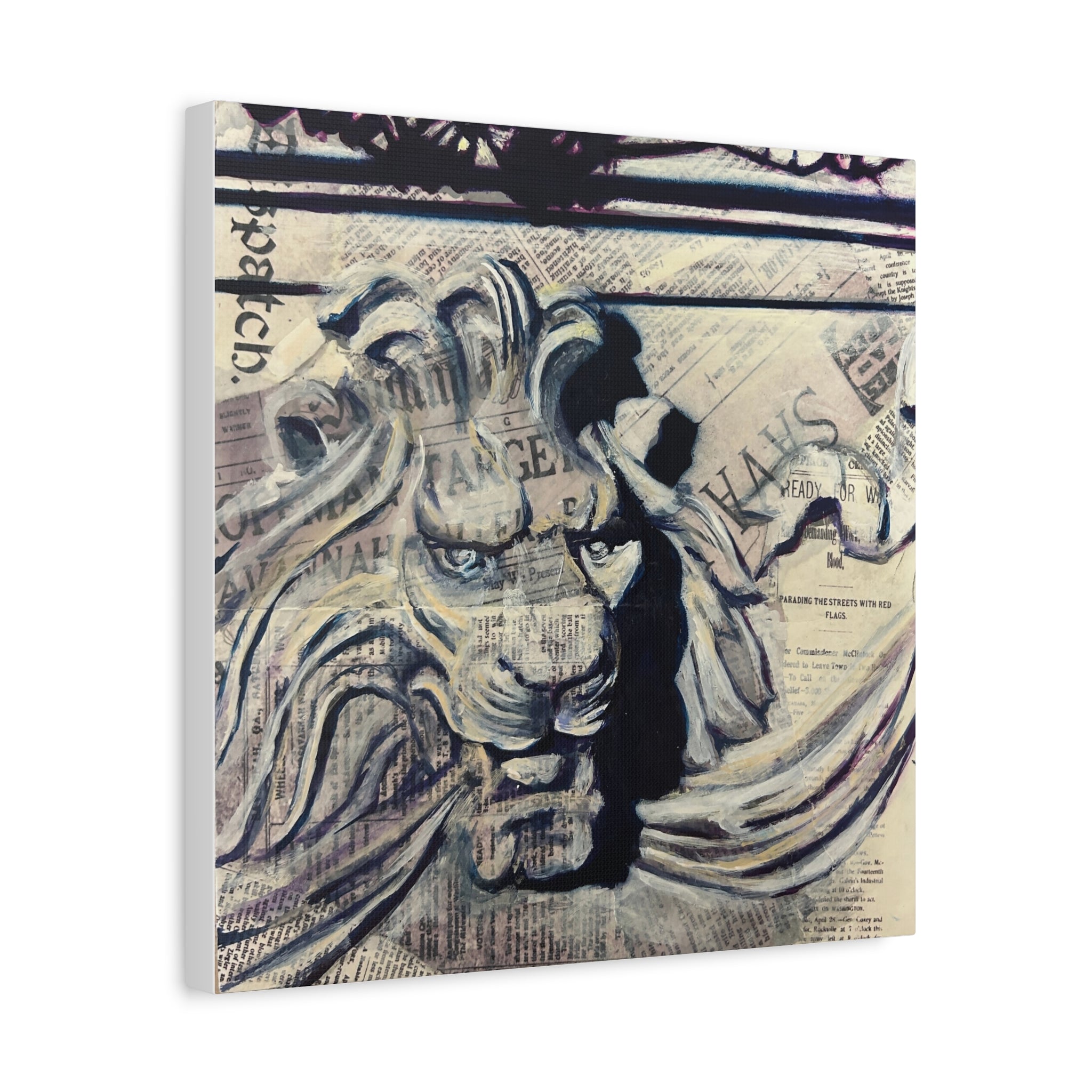 8. Savannah's Shadows: King of Gaston - Matte Canvas, Stretched, 1.25"